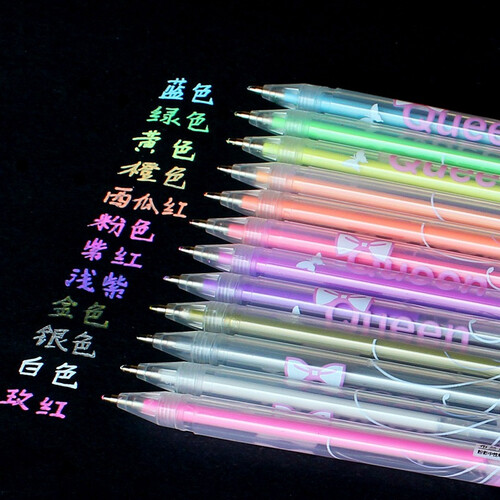 爱圆满儿童绘画水粉笔diy手工相册配件宝宝成长纪念册相册影集材料工具1套12支 彩笔一套（12支）