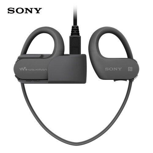 索尼（SONY）NW-WS623蓝牙防水游泳跑步运动mp3音乐播放器一体耳机 (黑色)