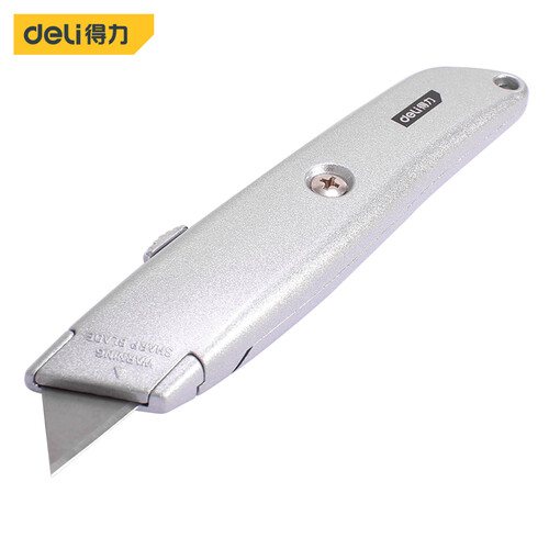 得力(deli) 重型自锁铝合金美工刀T型美工刀壁纸刀裁纸刀地毯刀 DL4260