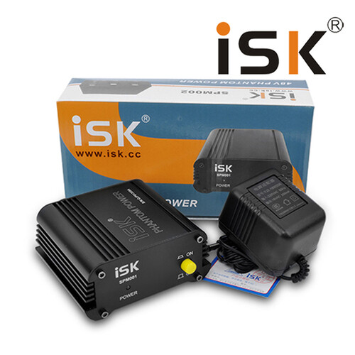 iSK ISK SPM-001电容麦话筒48V供电器 幻想电源 麦克风48V幻象电源