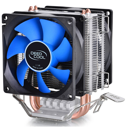 九州风神（DEEPCOOL） 冰凌MINI旗舰版 CPU散热器 双纯铜热管 静音风扇 冰凌MINI双风扇