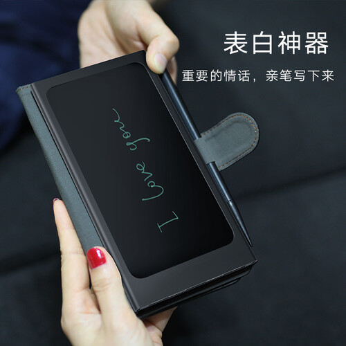 lepow乐泡官方店-手账充电宝-绘画手写板-10000毫安-创意移动电源-送女神送男神520我愿意 黑色