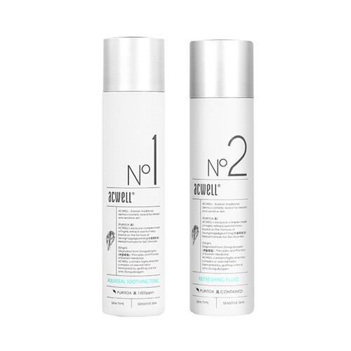 海囤全球韩国艾珂薇韩国ACWELL艾珂薇N4面霜保湿补水系列 N1水+N2乳超值套装