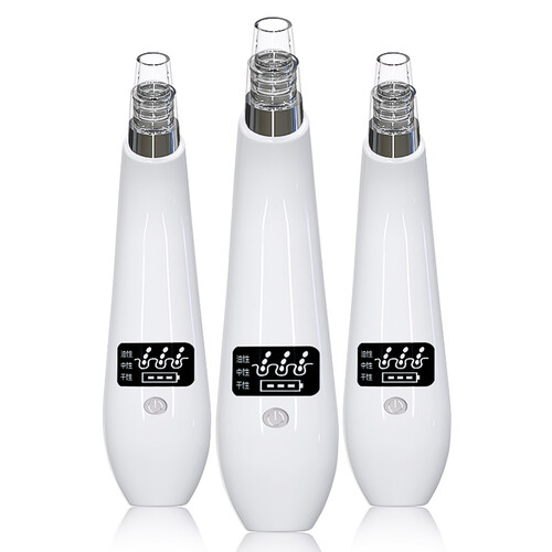 【第三代液晶款】抖音同款黑头吸出器吸黑头仪器神器小气泡去黑头电动仪器膜贴美容仪毛孔清洁器祛粉刺洁洗面 白色