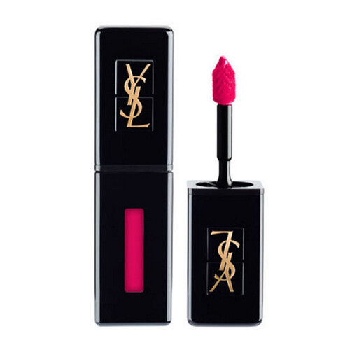海囤全球法国 圣罗兰YSL 黑管镜光唇釉5.5ml 410 现场 少女粉色 漆光