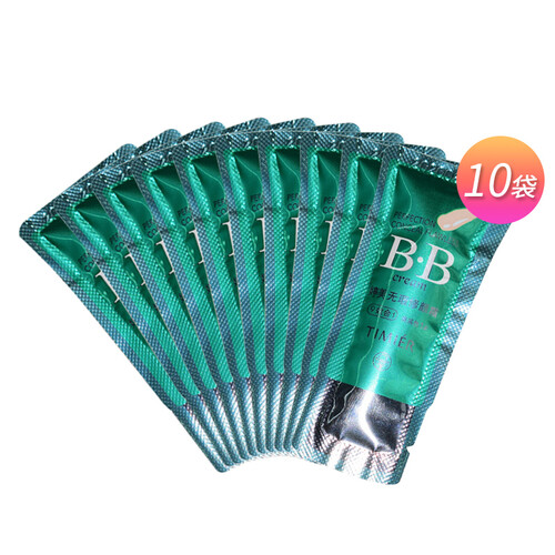 婷美（TIMIER） 化妆品 BB霜套装五色BB霜复活草轻薄隔离防护护肤品组合套装 无暇修颜BB霜小样(亮采色01#)发10支