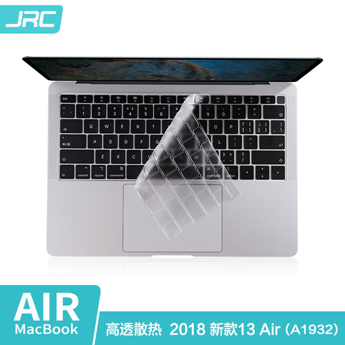 JRC MacBook苹果笔记本键盘膜2018新款Air13.3电脑A1932保护膜 全透明超薄TPU键盘膜 （2018款）