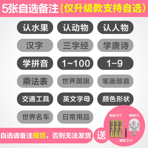 【5张装】乐乐鱼有声挂图儿童玩具 宝宝启蒙早教拼音识字认字卡幼儿益智玩具1-3岁 拼音挂图认知卡益智 升级款5张套餐【请备注型号】送叠叠杯袋装