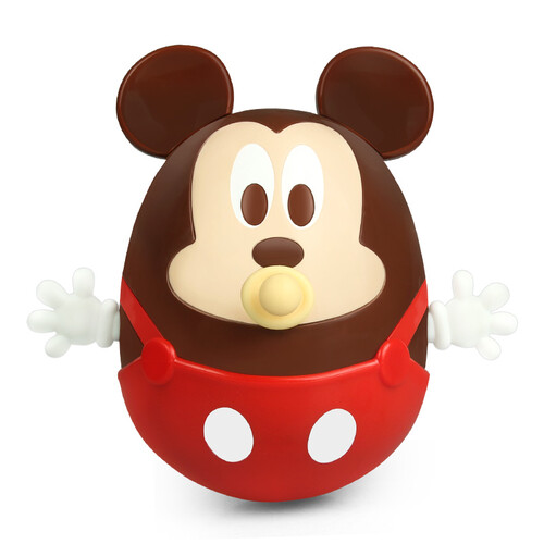 京东超市迪士尼（Disney）儿童玩具 婴儿早教米奇不倒翁牙胶磨牙宝宝益智玩具 红色