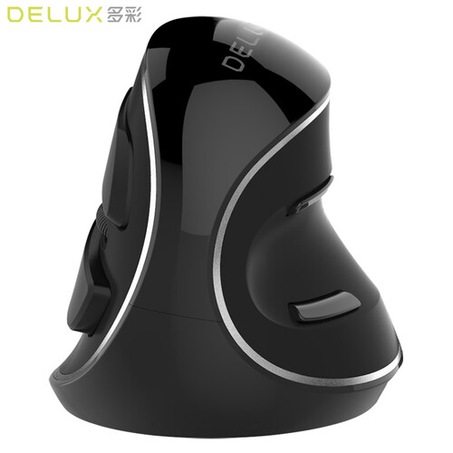 多彩(DeLUX)M618Plus无线鼠标USB立式人体工程学京东自营办公电脑鼠标人体工学无限鼠标预防鼠标手