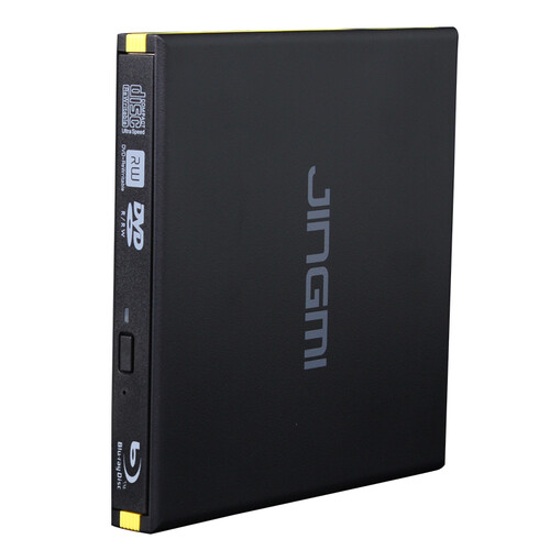 精米 USB3.0外置蓝光光驱 高速外接移动DVD刻录机 支持3D蓝光50G100G播放 黑色