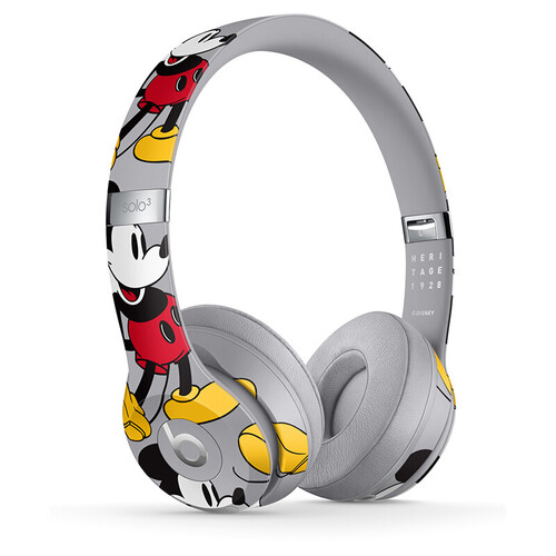 海囤全球beats Solo3 Wireless 无线蓝牙 头戴式折叠式 重低音运动带麦可通话 苹果安卓耳机 迪士尼 米奇90周年纪念版