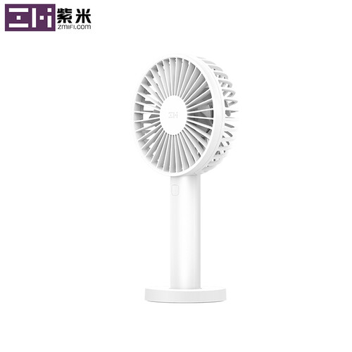京东超市ZMI 紫米 USB迷你2600毫安可充电小风扇 户外便携随身持久续航 学生宿舍办公室教室创意实用 AF213白色