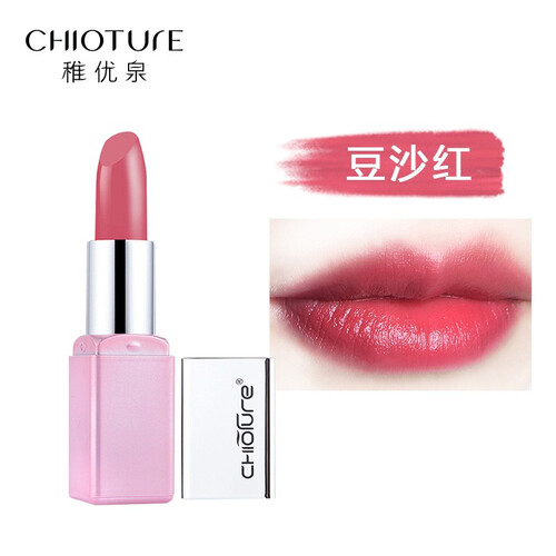 稚优泉（CHIOTURE） 粉色之恋口红不易掉色不易沾杯补水保湿润唇膏西柚姨妈色 口红10豆沙红