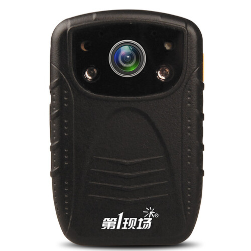 第1现场 T2 执法记录仪 高清广角红外夜视1296P 便携式防抖防摔激光定位 黑色
