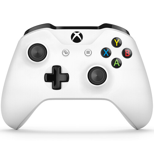 【电脑通用】微软 (Microsoft) Xbox无线控制器/手柄 白色 (带3.5mm耳机接头)