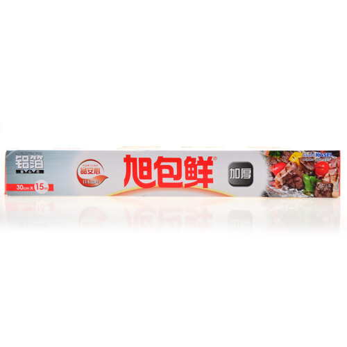京东超市旭包鲜 日本品牌一次性铝箔纸30cm*15m 加厚烧烤锡纸食品烹饪烤箱烤盘用纸