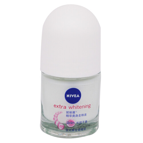妮维雅(NIVEA)精华爽身走珠液12ml（止汗露 止汗滚珠 腋下护肤）