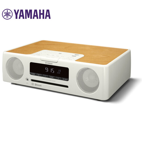 雅马哈（Yamaha）TSX-B235 音响 音箱 CD机 USB播放机 迷你音响 无线蓝牙hifi桌面台式CD音响 白色
