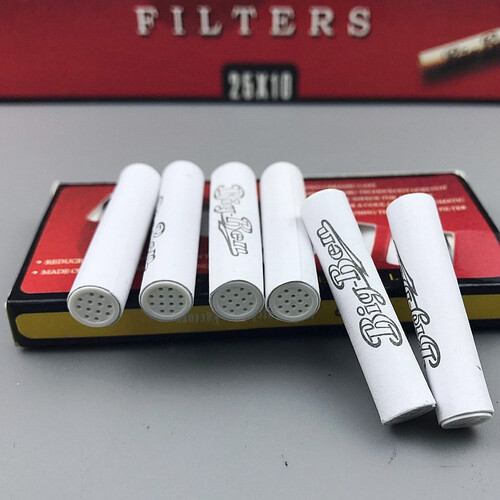古木堂烟斗烟嘴活性炭过滤嘴9mm过滤芯烟斗芯水烟壶烟袋檀木烟斗石楠木烟斗配件 黄盒锡纸