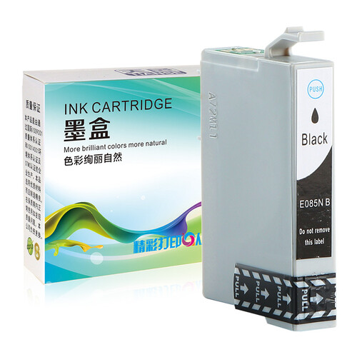 天色T0851墨盒适用;爱普生R330墨盒EPSON;1390打印机墨盒;85N墨盒T60 T0851-黑色墨盒