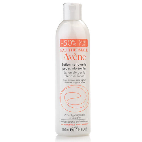 海囤全球法国进口 雅漾(Avene)活泉修护洁面乳洗面奶300ml/瓶 温和清洁眼部敏感肌适用 舒缓镇静不含皂基免洗