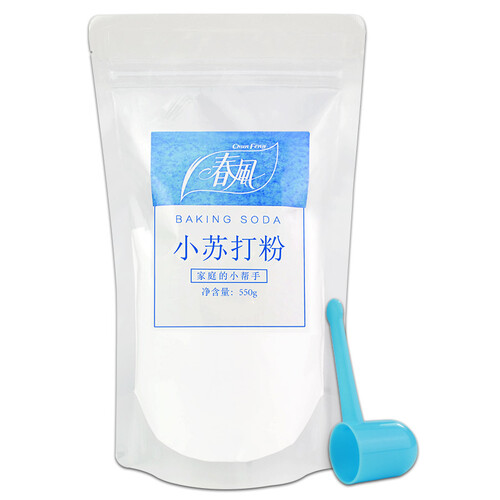 春风 小苏打粉 五洁粉 厨房重油污 去污粉清洁剂 不锈钢水槽除垢剂 衣物茶渍洗涤粉剂 550g / 袋