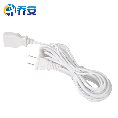 乔安 电源延长线 220v  监控摄像机/网络头公母两脚插头 4.5米规格