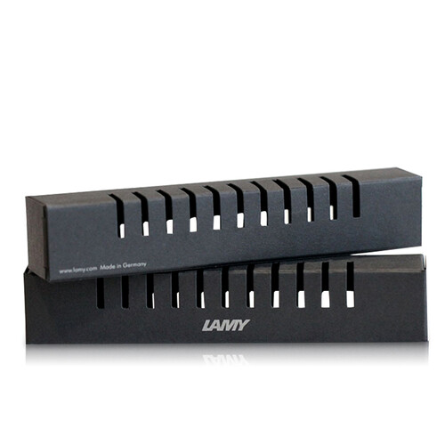 海囤全球德国进口 凌美(LAMY)签字笔钢笔礼品盒 V60镂空龙骨架 恒星狩猎者时尚商务笔盒包装盒 磨纱黑 高端礼盒