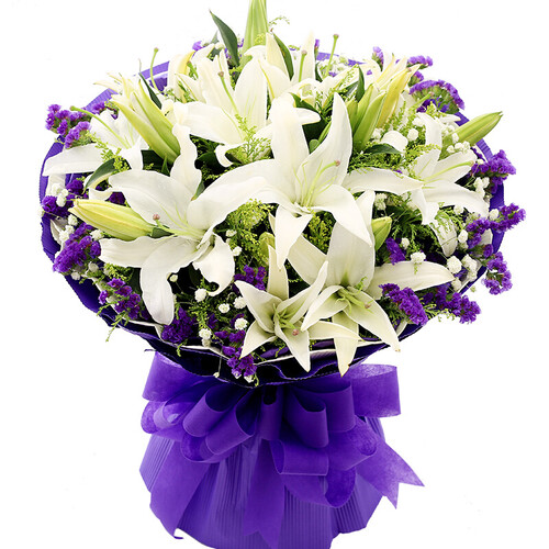 钟爱 鲜花速递香水百合花束同城送花 生日礼物全国北京上海广州深圳花店送花当日速达 12朵香水百合A 平日价