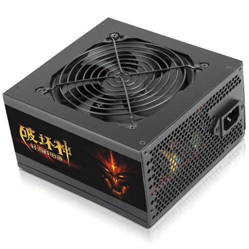 先马（SAMA）额定300W 破坏神450电源（单显卡接头/单路+12V输出/支持背线/稳定长寿命/台式机电源）