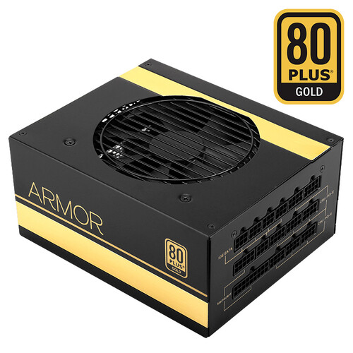 先马（SAMA）ARMOR 550W 全模组电脑电源 额定功率550W/80PLUS金牌认证/主动式PFC/支持背线/宽幅/全电压