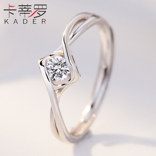 卡蒂罗925银戒指女开口可调节款指环首饰品尾戒女生戒子韩版学生生日礼物送女友