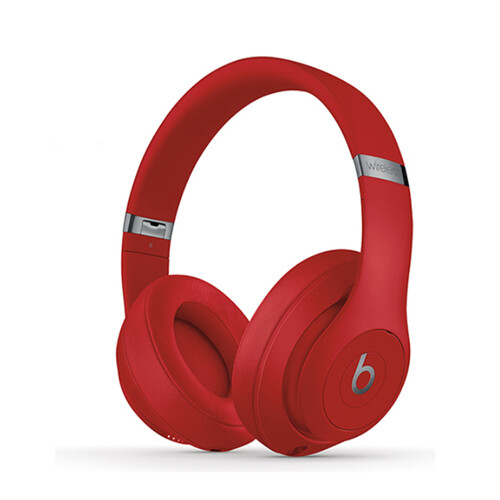 海囤全球Beats studio3 wireless 录音师无线3代 头戴式蓝牙音乐无线降噪耳机 红色