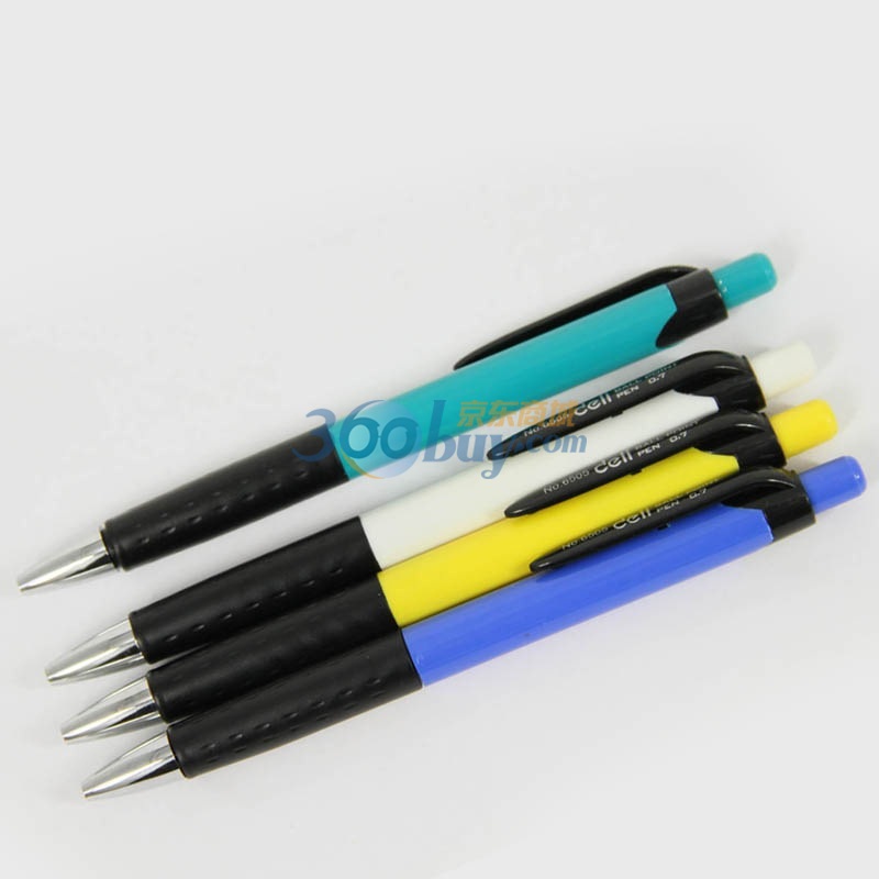 DeLi ballpoint pen 6505 blue 0.7mm refill 12 pieces