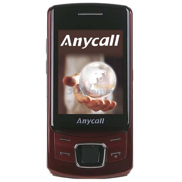 Samsung C6112C GSM mobile phone (red) dual SIM card dual standby