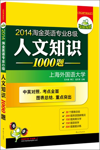 华研外语·2014淘金英语专业八级人文知识1000题（中英对照）