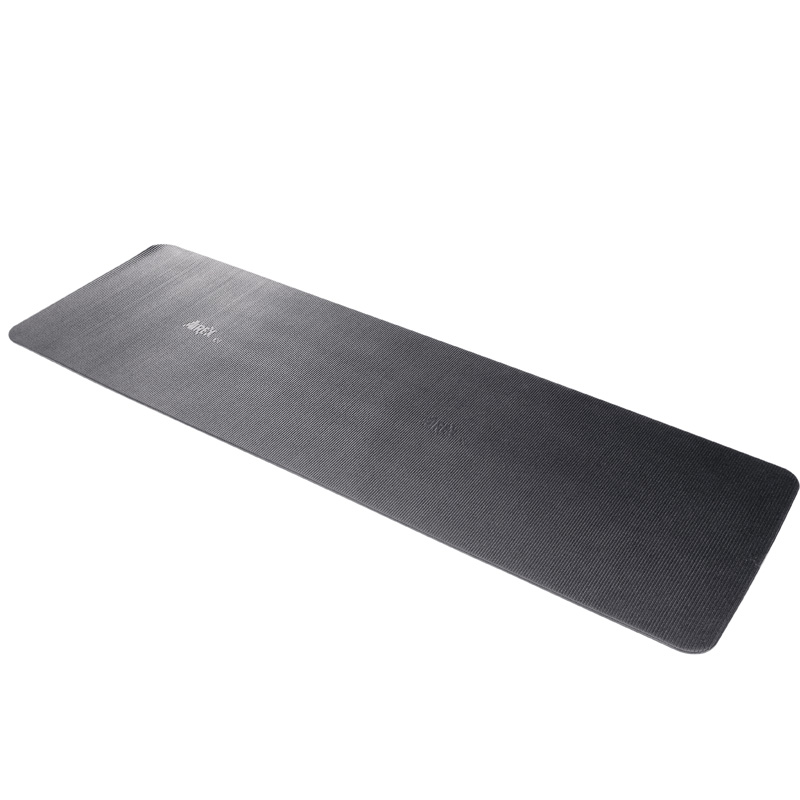 Airex swiss pilates training mat, yoga mat, widened and thickened rehabilitation training mat, physical fitness mat, professional environmentally friendly yoga 180 training mat, charcoal gray, thickness 10mm