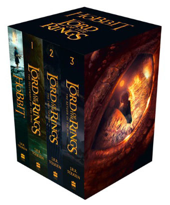 The hobbit and the lord of the rings boxed set, film tie-in edition the hobbit & the lord of the rings boxed set, 4 volumes in total