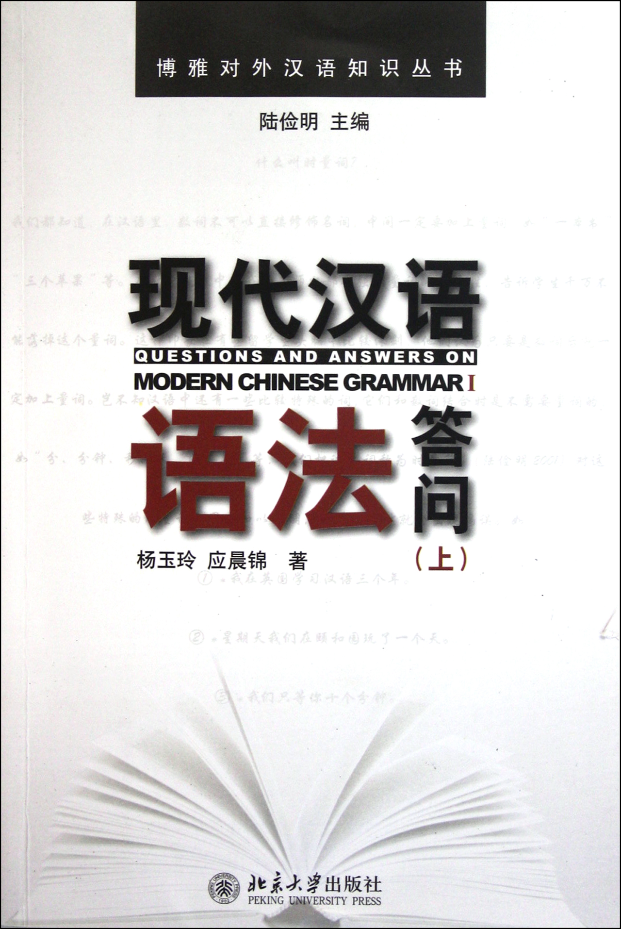 Questions and answers on modern chinese grammar (part 1)/boya knowledge series on chinese as a foreign language