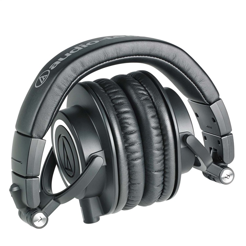Audio-technica ATH-M50X BK head-mounted professional fully enclosed music monitoring HIFI headphones black