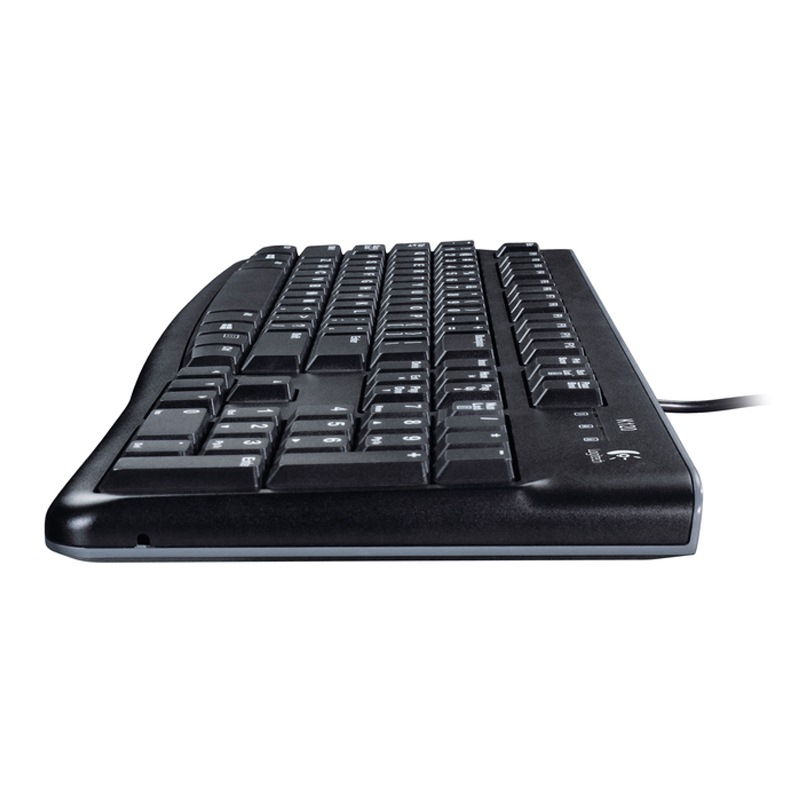 Logitech K120 keyboard wired keyboard office keyboard full size black U port
