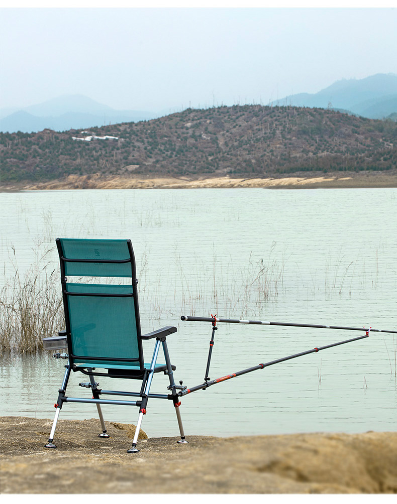 连·球智飞钓椅2022新款超轻折叠钓鱼椅欧式便携多功能台钓全地形躺椅