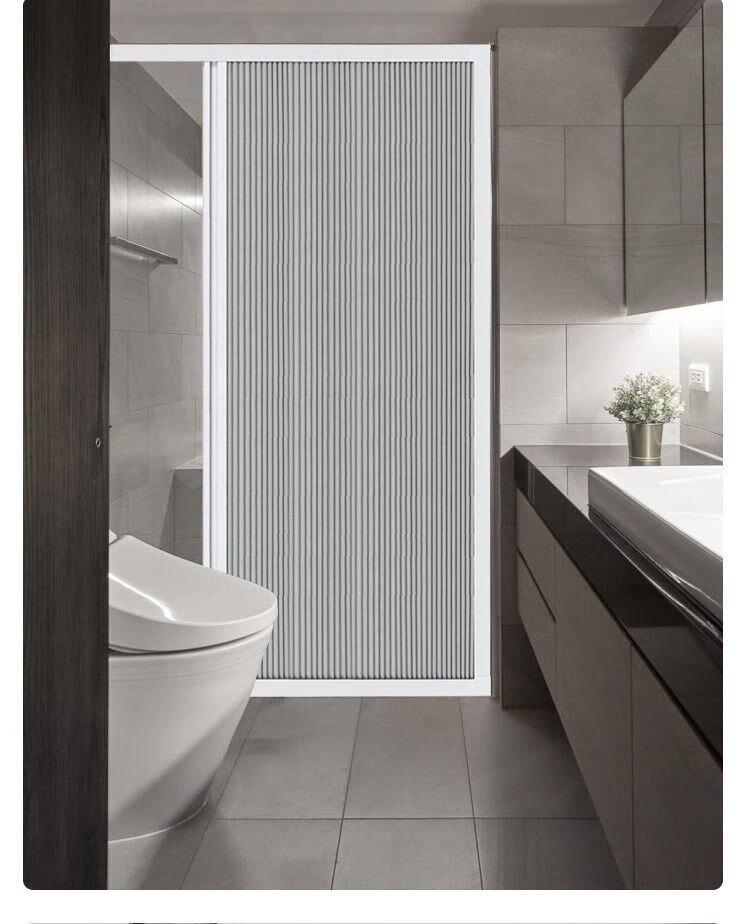 淋雨房优诗曼浴室门折叠伸缩移门干湿分离防水防霉卫生间洗澡隔断折叠