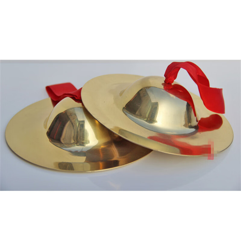 佛教用品佛具法器7寸8寸加厚纯铜合子铜擦道教乐器亮钗京钗恰子铜钹 7