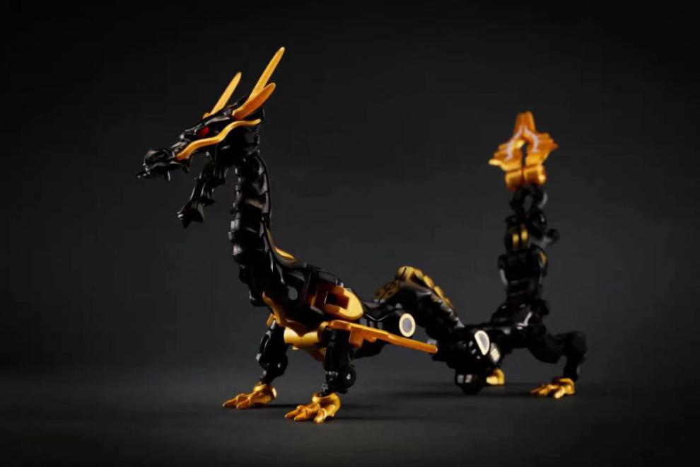 52toys猛兽匣限定52toys猛兽匣匣中华龙玄龙黑龙限定动物机甲潮玩模型