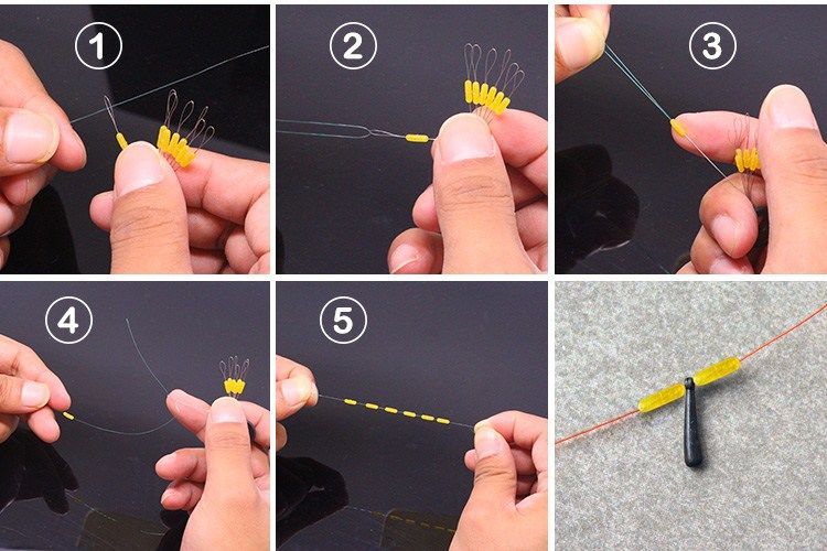 特级小橡胶太空豆散装超紧橄榄圆柱形100组大物钓鱼配件鱼线用品巨型