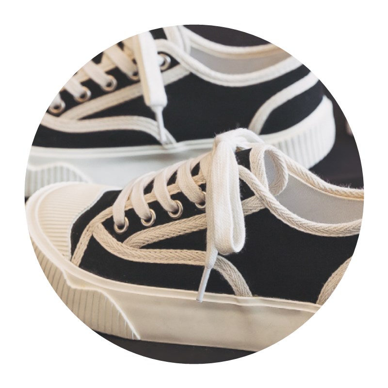 抖音同款yobn优步踩屎感厚底格子帆布鞋女休闲饼干鞋2022春季新款百搭