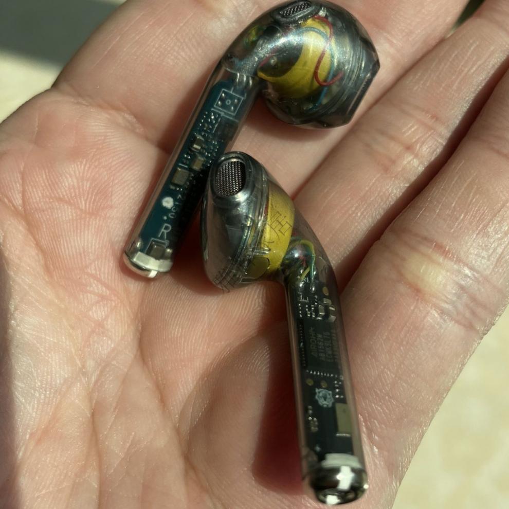 华强北新款洛达1562u悦虎顶配二代黑色透明可乐蓝牙耳机 黑色透明可乐