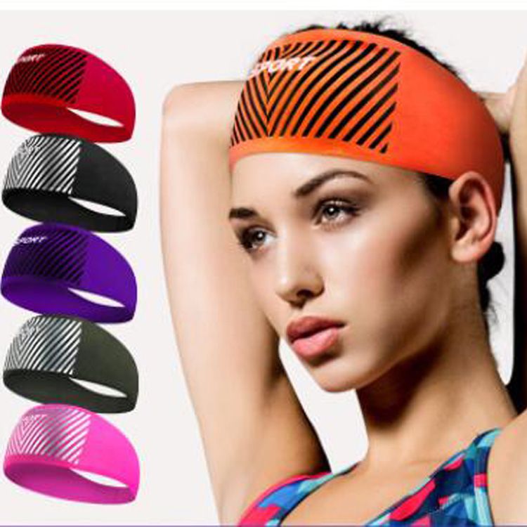 额头带 束发箍护额吸汗止汗跑步健身篮球瑜伽跑步运动男女护具 td001